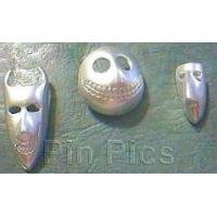 Japan - Lock, Shock and Barrel - Pewter Mask Set - Nightmare Before Christmas