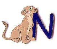 DLR Alphabet Pin - N (Nala)