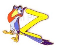 Alphabet Pin - Z (Zazu)