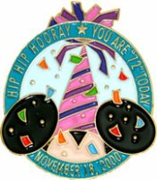 Mickey's 72nd Birthday Pin