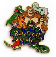 Rainforest Cafe Multi Animal Logo