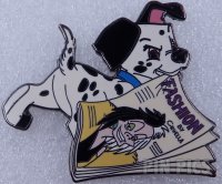 Disney Auctions - Dalmatian pup with Cruella Magazine - Fashion By Cruella