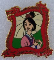 Japan - Mulan with Parasol - Dragon - Walt Disney 100th Year - JDS