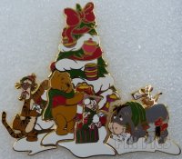 DL - Pooh and Friends - Happy Holiday Puzzle Boxed Set - Christmas Tree