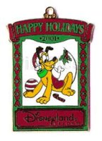 DLR Pluto Christmas 2001 Ornament / pin