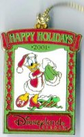 DLR Daisy Christmas 2001 Ornament / pin