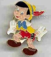 Pinocchio - Yellow Hat and Shirt - Brooch