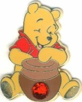 12 Months of Magic - Birthstone Pooh (Garnet/January)