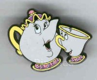 UK - Plastic Beauty and the Beast - Mrs. Potts and Chip