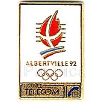 Albertville 92 - Logo - France Telecom