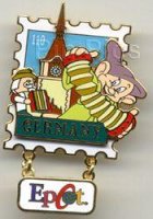 EPCOT Stamp Pin Series #4 - Germany (Dopey)