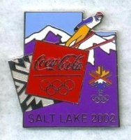 Coca-Cola SLC Purple Mountain Ski Jumper