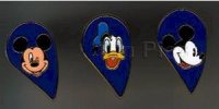 JDS - Mickey Mouse & Donald Duck - Valentine's Day - 3 Pin Set