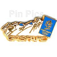 Albertville 1992 - Gaspard Official Sponsor pin - Skiing