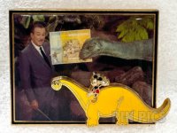 WDW - Walt Disney and Dinosaur - With Walt - 2002 AK Pin-o-Rama