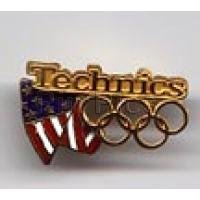 Atlanta 1996 Technics sponsor USA Flag /ribbon