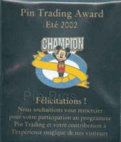 DLP - Mickey Mouse - Pin Trader Champion - Blue/Yellow - Summer 2002 - Cast