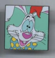 Roger Rabbit Portrait Square (Green)