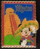 WDW - Mickey Mouse - Mexico - Stock Epcot Stamp Series