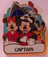 DCL Captain Name Pin