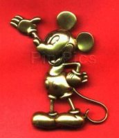 Goldtone Mickey Mouse Broach