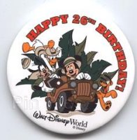 Button - WDW - Happy 26th Birthday - Cast