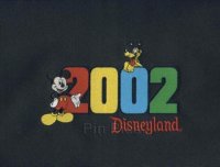 Pin Bag - Disneyland 2002 (Mickey & Pluto)