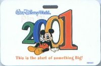 Accessory - WDW - Mickey - Lanyard Card - 2001