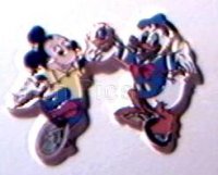 Lions Club - Mickey & Donald on a Unicycle