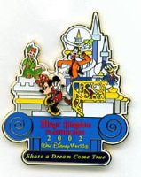 WDW - Magic Kingdom Globe Parade - Share A Dream Come True Annual Passholder Pin #4