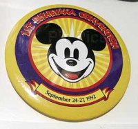 Button - WDW - 1st Disneyana 4 Inch Round 1992