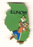 State Character Pins (Illinois/Goofy)