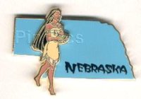 State Character Pins (Nebraska/Pocahontas)