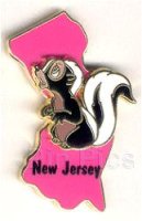 State Character Pins (New Jersey/Flower)