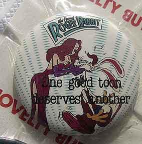 PP15657 - Button - Jessica - Who Framed Roger Rabbit - One Good Toon ...