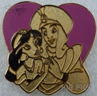 WDW - Aladdin and Jasmine Heart - Cast Lanyard Series