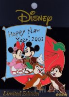 Japan - Chip and Dale, Mickey and Minnie - Happy New Year 2003 - JDS