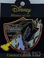 Japan - Maleficent and Dragon - Shield - Sleeping Beauty - History of Art 2002