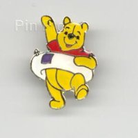 Winnie Pooh with an inner tube