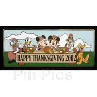 Disney Auctions - Pilgrim Thanksgiving Oversize Pin (Black Prototype)