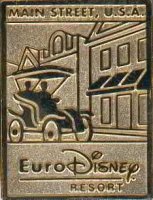 Euro Disney Opening Cast Member Pin (Main Street U.S.A.)