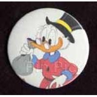 Button - Scrooge with money bag