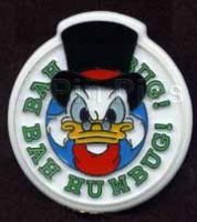 Button - Uncle Scrooge BAH HUMBUG!