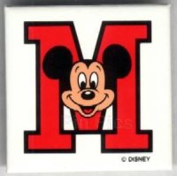 Mickey Mouse 'M' Button