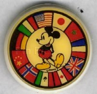 WDW - Mickey Mouse - Epcot World Showcase Flags - Plastic