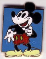 Mickey in a Blue Rectangle