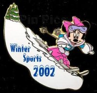 Disney Auctions - Minnie Winter Sport 2002 Pin (Gold Prototype)