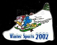 Disney Auctions - Donald Winter Sports 2002 Pin - Skiing (Silver Prototype)