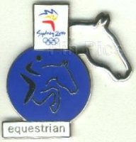 Equestrian - pictogram and cut-out