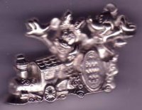 Japan - Mickey and Minnie Mouse - Train - Pewter - Electric Dreamlight Parade Float - TDL